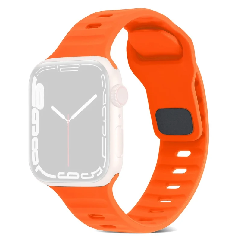Apple Watch Series 8 (45mm) / Watch Ultra silicone strap with square buckle