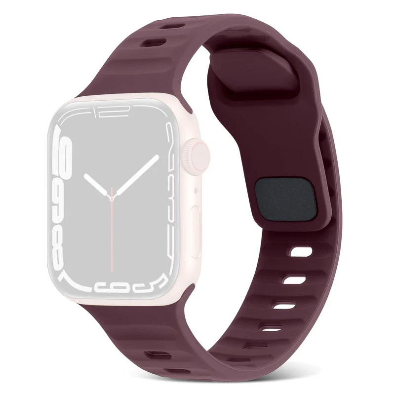 Apple Watch Series 8 (45mm) / Watch Ultra silicone strap with square buckle