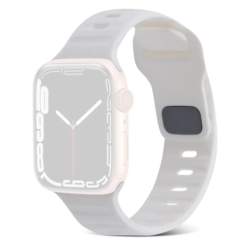 Apple Watch Series 8 (41mm) silicone strap with square buckle