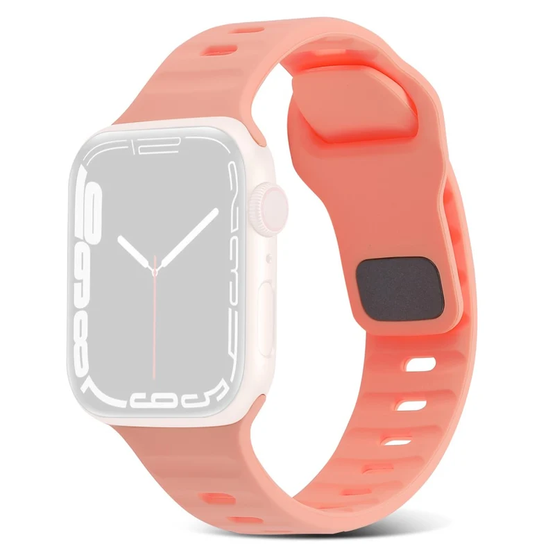 Apple Watch Series 8 (41mm) silicone strap with square buckle
