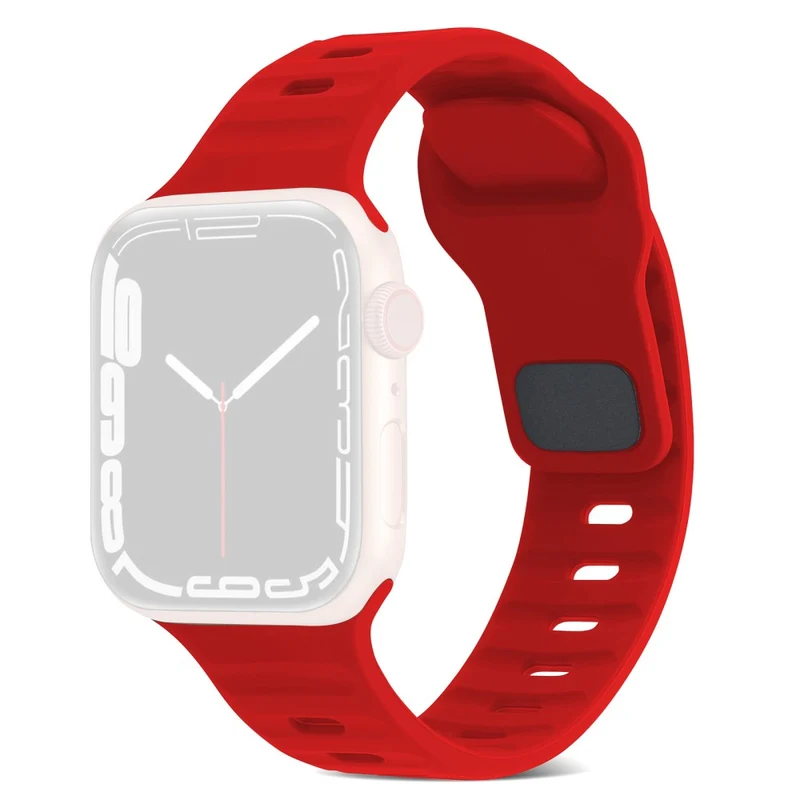 Apple Watch Series 8 (41mm) silicone strap with square buckle