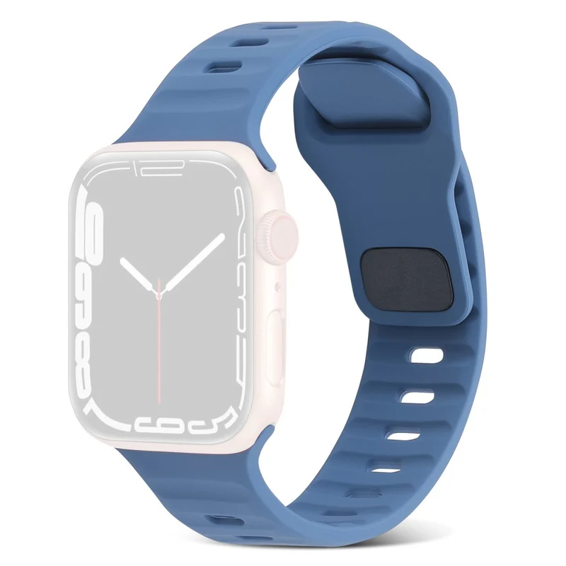 Apple Watch Series 8 (41mm) silicone strap with square buckle