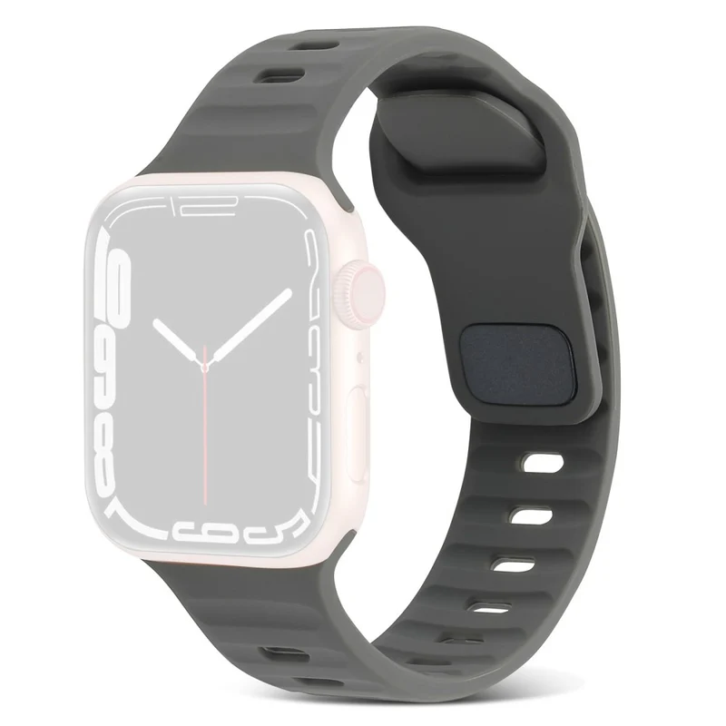 Apple Watch Series 8 (41mm) silicone strap with square buckle