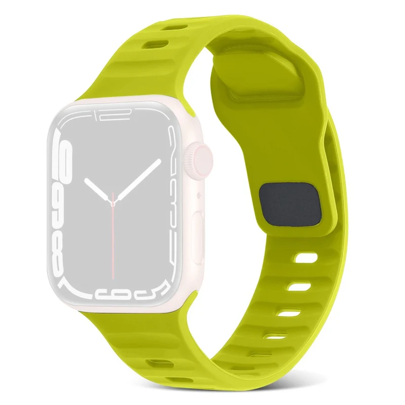 Apple Watch Series 8 (41mm) silicone strap with square buckle