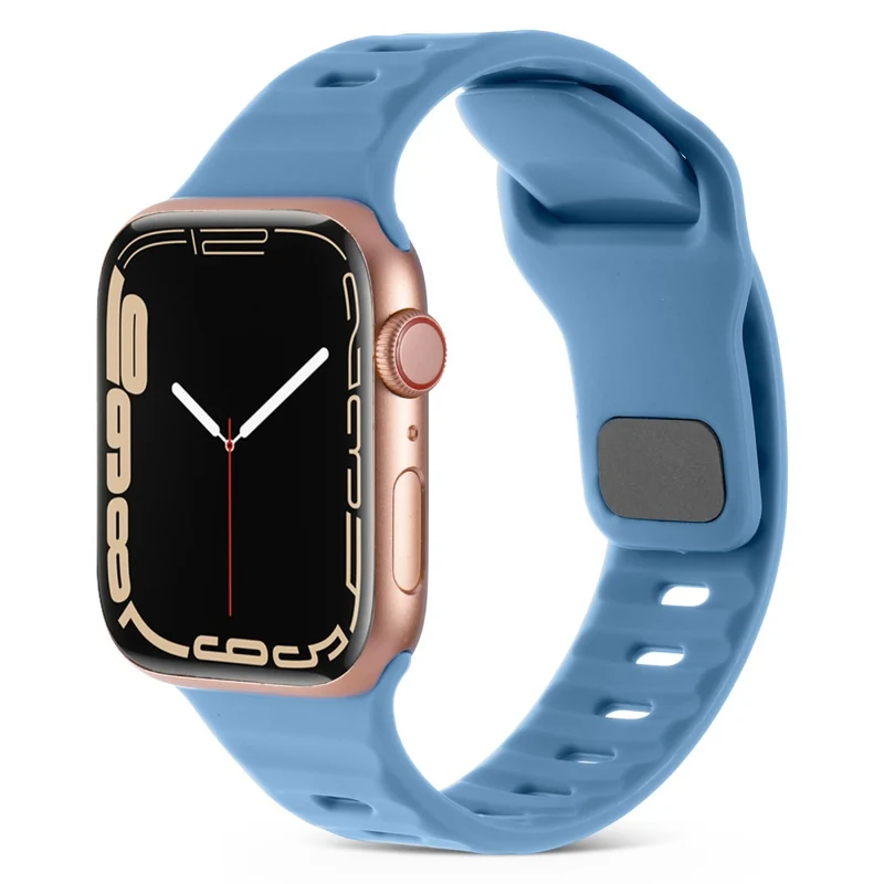 Apple Watch Series 8 (41mm) silicone strap with square buckle