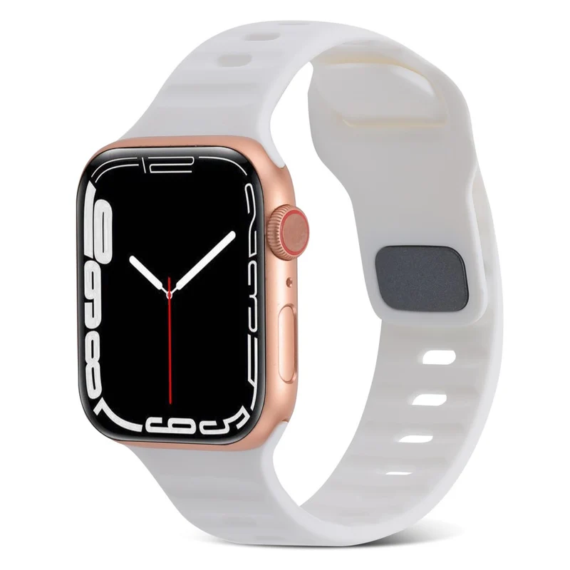 Apple Watch Series 8 (41mm) silicone strap with square buckle