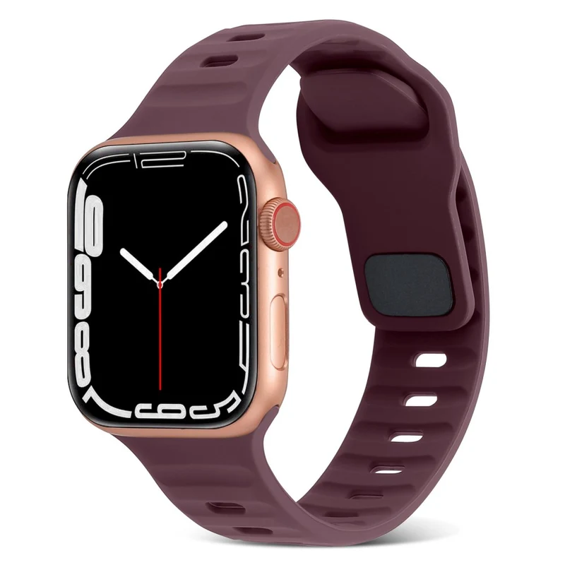 Apple Watch Series 8 (41mm) silicone strap with square buckle