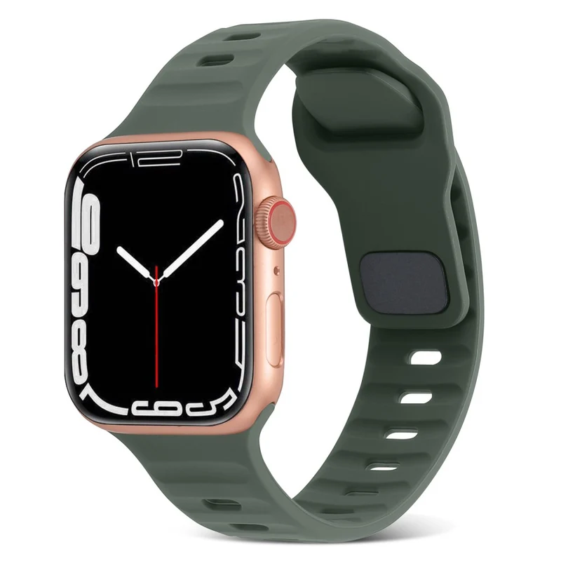 Apple Watch Series 8 (41mm) silicone strap with square buckle