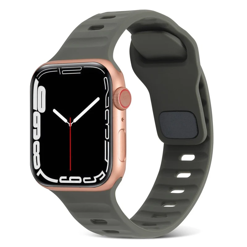 Apple Watch Series 8 (41mm) silicone strap with square buckle
