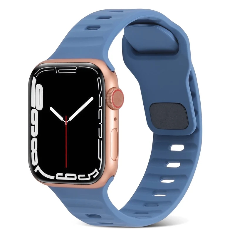 Apple Watch Series 8 (41mm) silicone strap with square buckle