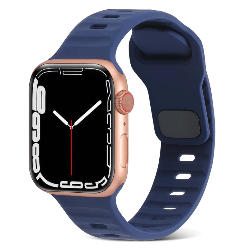 Apple Watch Series 8 (41mm) silicone strap with square buckle