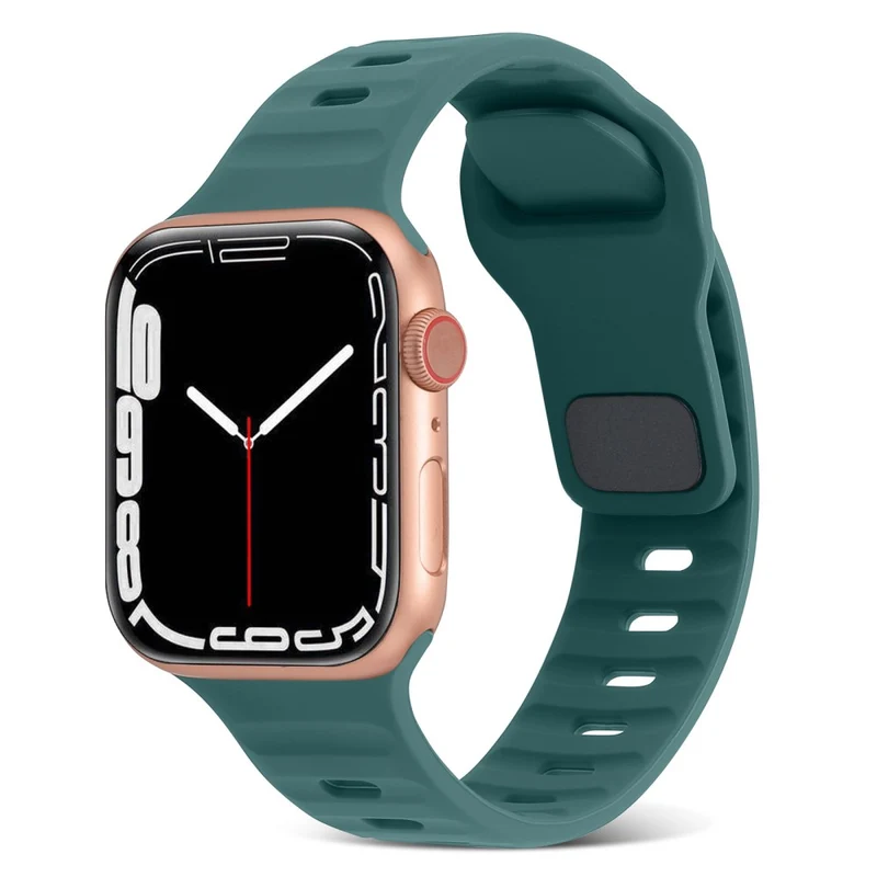 Apple Watch Series 8 (41mm) silicone strap with square buckle