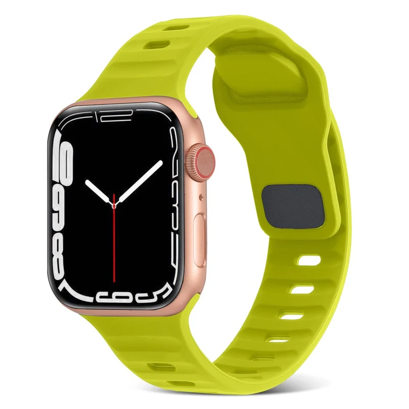 Apple Watch Series 8 (41mm) silicone strap with square buckle