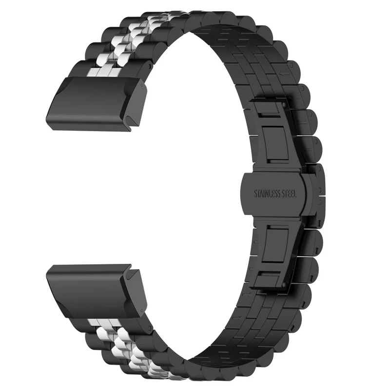 Garmin Fenix 7X / 6X / 6X Pro / 5X / 5X Plus stainless steel strap with tool - Silver / Black