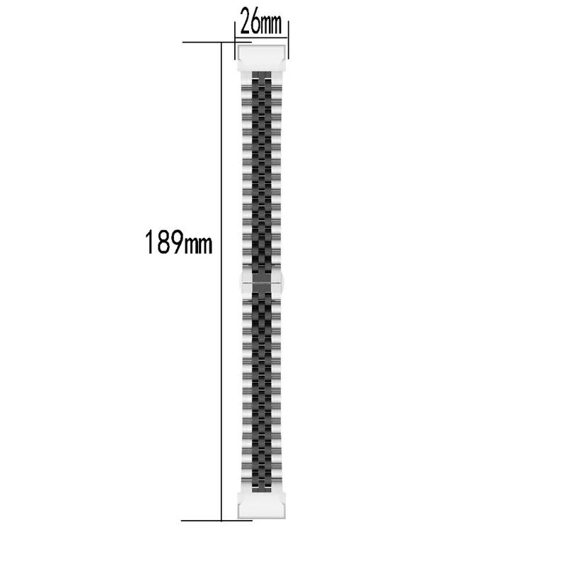 Garmin Fenix 7X / 6X / 6X Pro / 5X / 5X Plus stainless steel strap with tool - Silver / Black