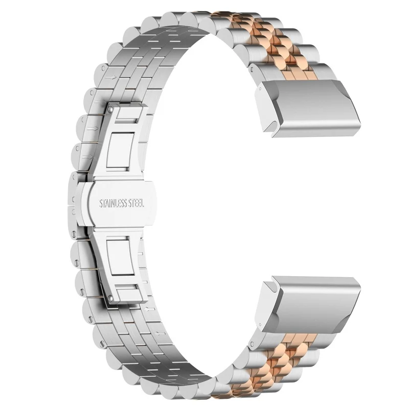 Garmin Fenix 7X / 6X / 6X Pro / 5X / 5X Plus stainless steel strap with tool - Silver / Black