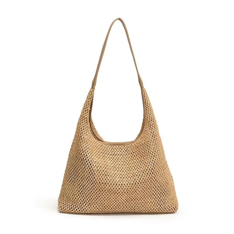 Handgewebte Strohtasche