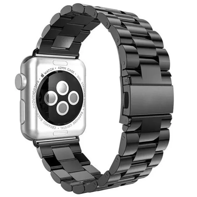 Apple Watch Series 8 (41mm) three bead stainless steel strap