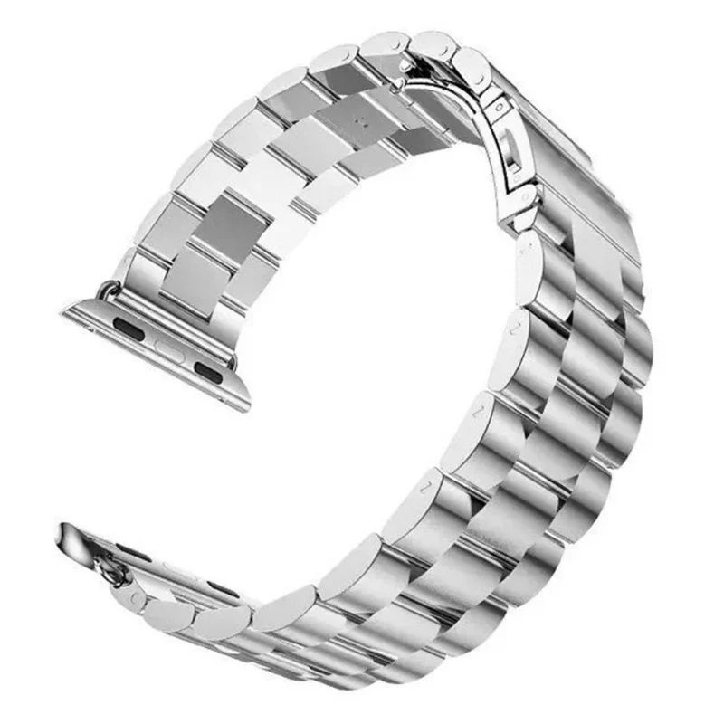 Apple Watch Series 8 (41mm) three bead stainless steel strap