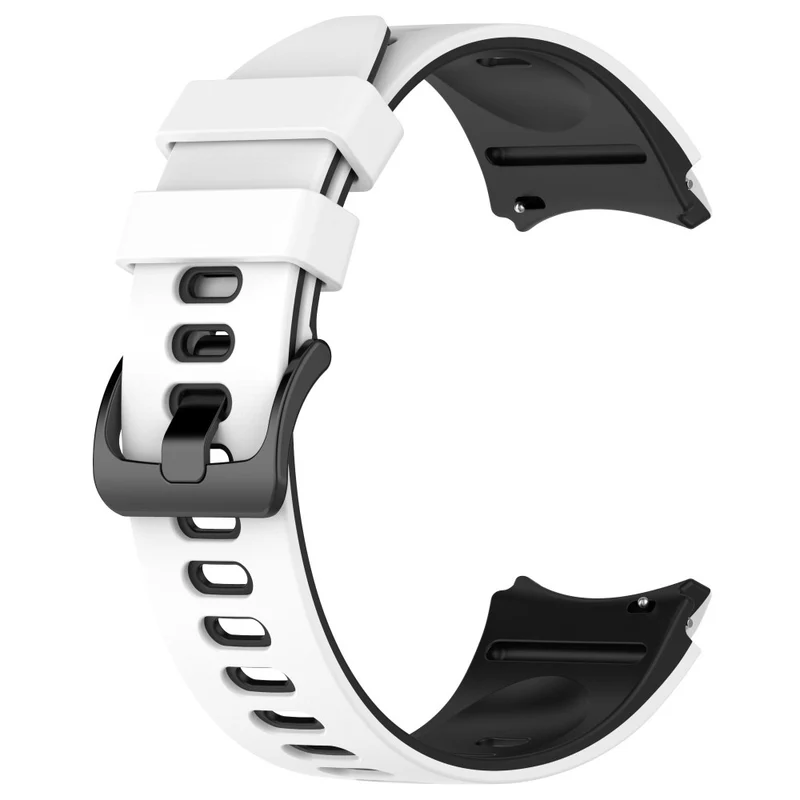 Dual-Color Silicone Watch Band for Samsung Galaxy Watch - Red+Black