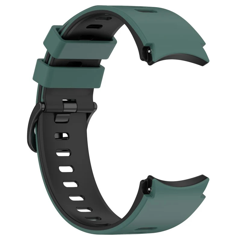 Dual-Color Silicone Watch Band for Samsung Galaxy Watch - Red+Black
