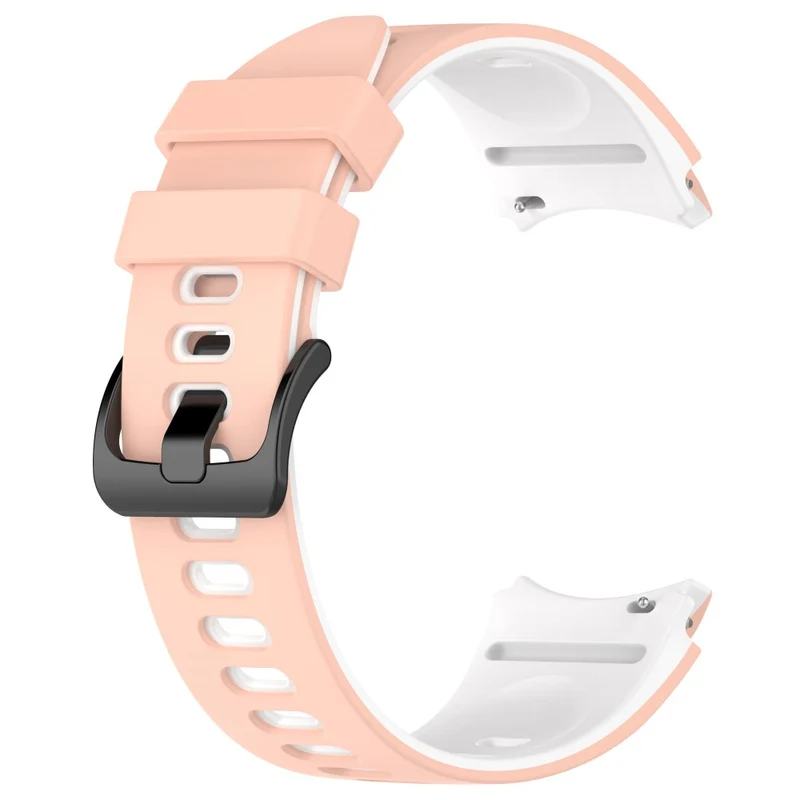 Dual-Color Silicone Watch Band for Samsung Galaxy Watch - Red+Black