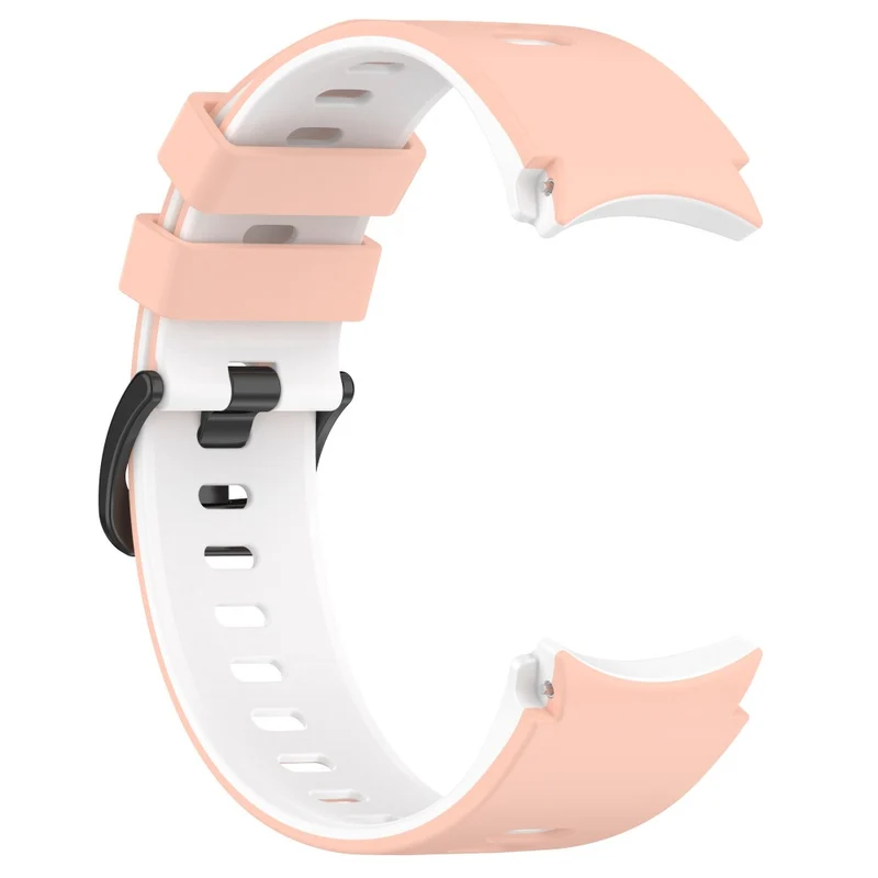Dual-Color Silicone Watch Band for Samsung Galaxy Watch - Red+Black