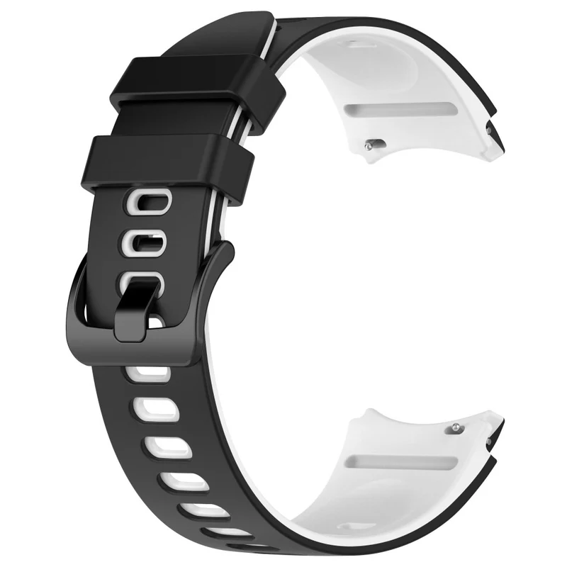 Dual-Color Silicone Watch Band for Samsung Galaxy Watch - Red+Black