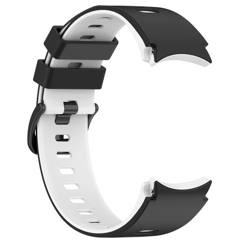 Dual-Color Silicone Watch Band for Samsung Galaxy Watch - Red+Black
