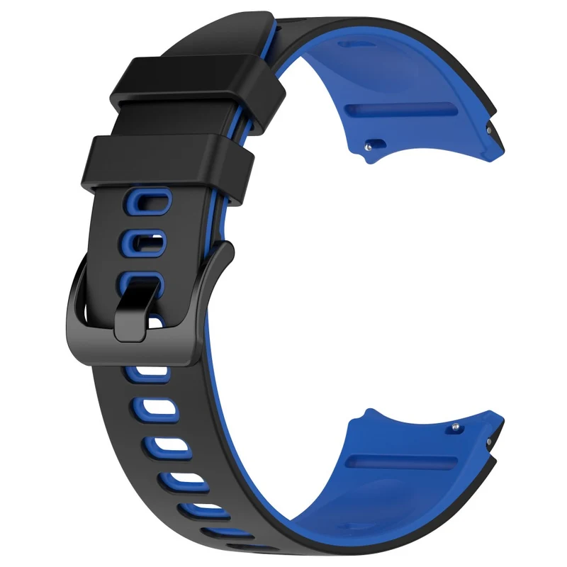 Dual-Color Silicone Watch Band for Samsung Galaxy Watch - Red+Black