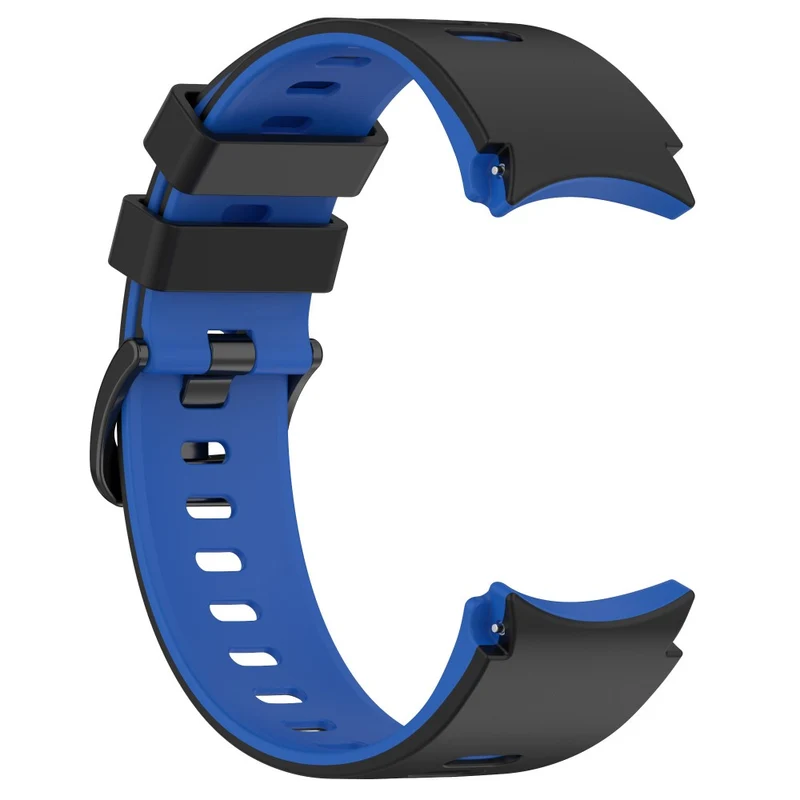 Dual-Color Silicone Watch Band for Samsung Galaxy Watch - Red+Black