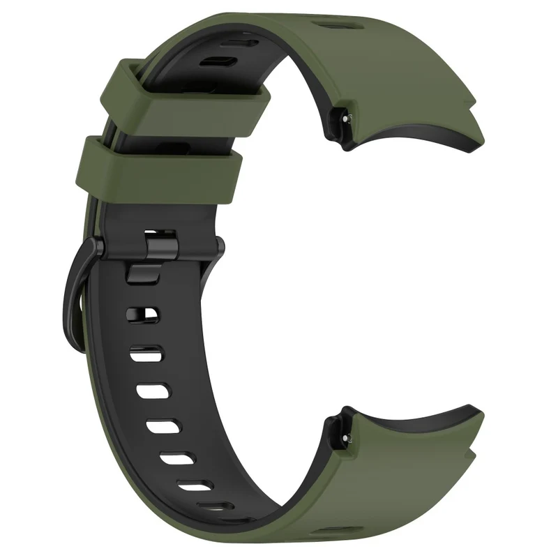 Dual-Color Silicone Watch Band for Samsung Galaxy Watch - Red+Black