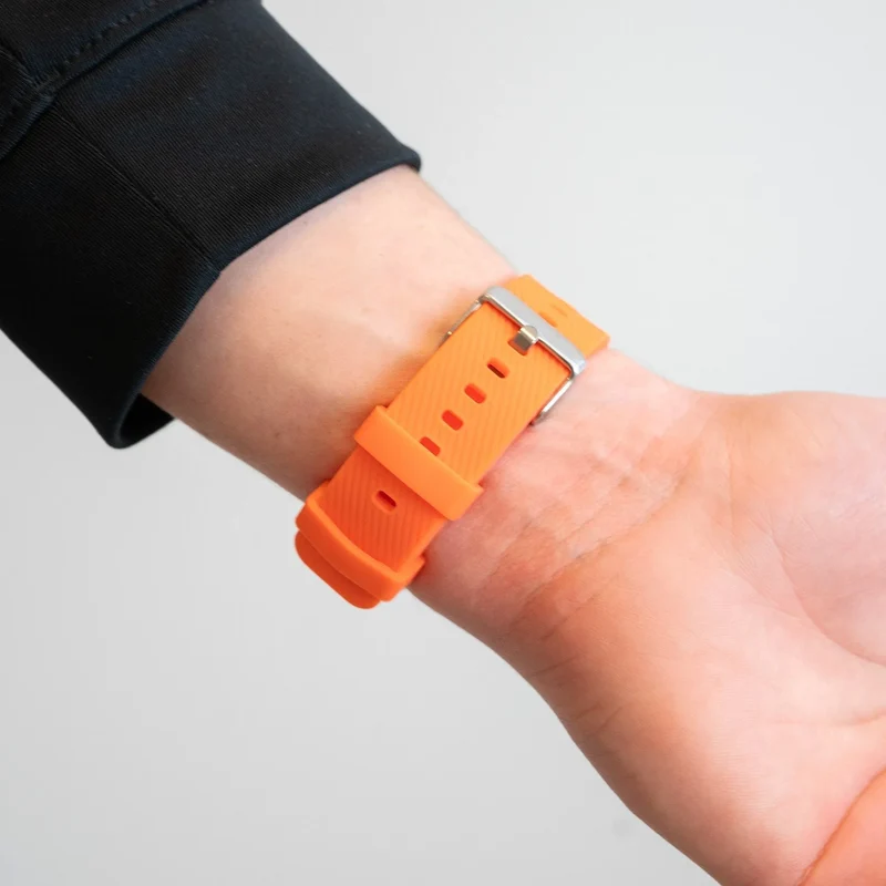 Bandz Amazfit Bip Max Silikonarmband 'Deluxe' (Orange)
