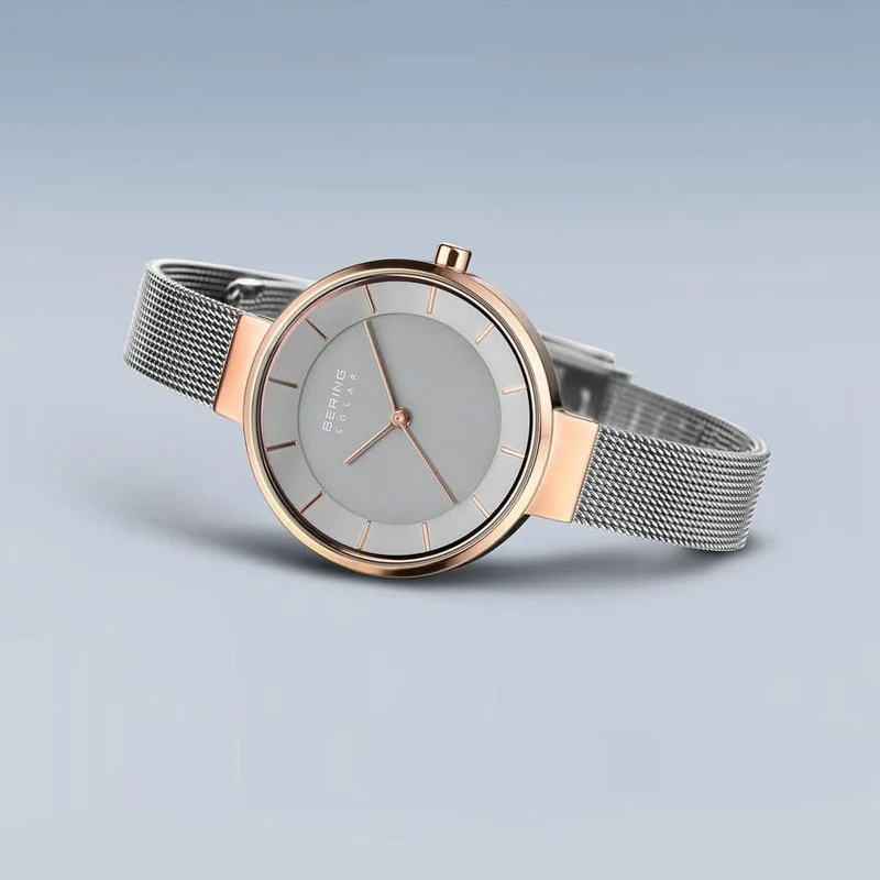 Bering Solar 14631-369 Damenuhr • Saphirglas • Milanaise