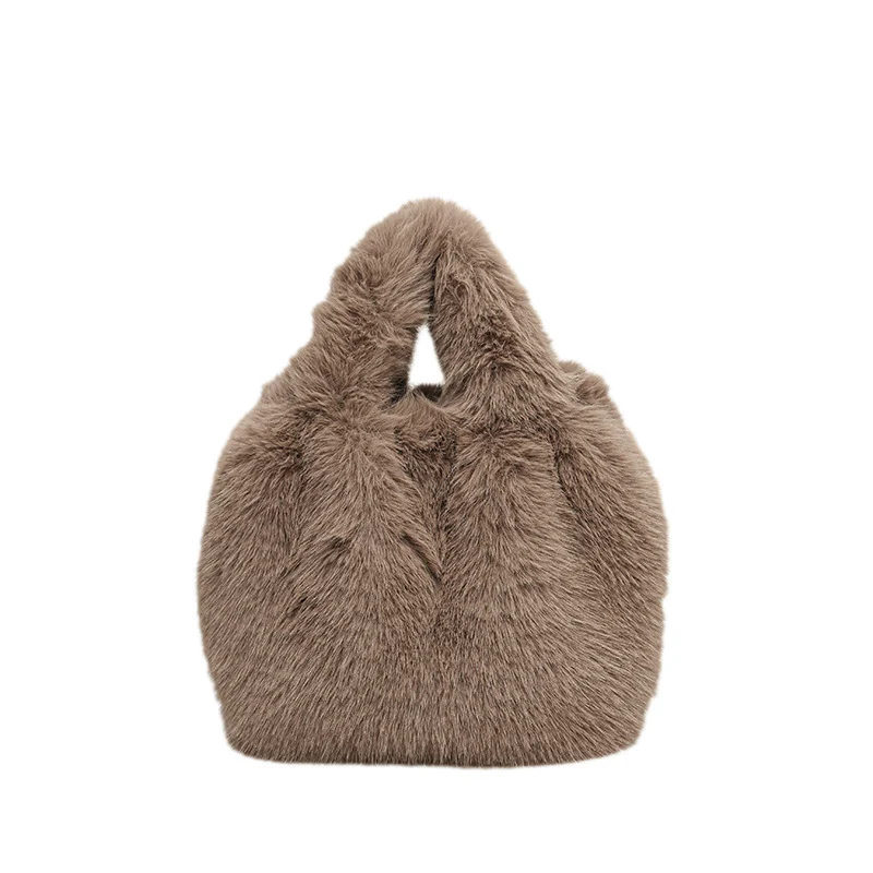 Weiches Plüsch-Hobo-Tasche