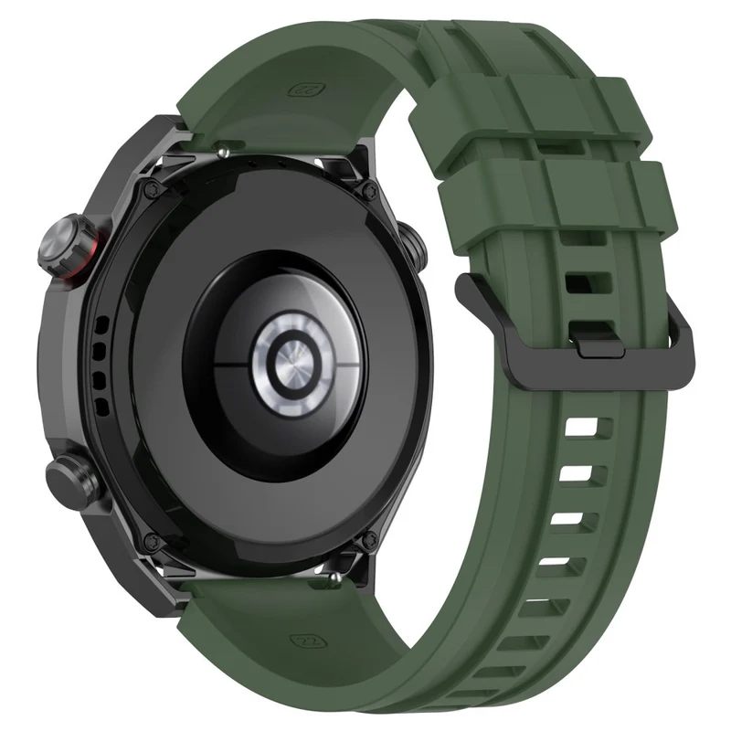 Watch Band for Huawei Watch Ultimate / Watch 3 / Watch 3 Pro Silicone Replacement Band with Extension Strap - Dark Green