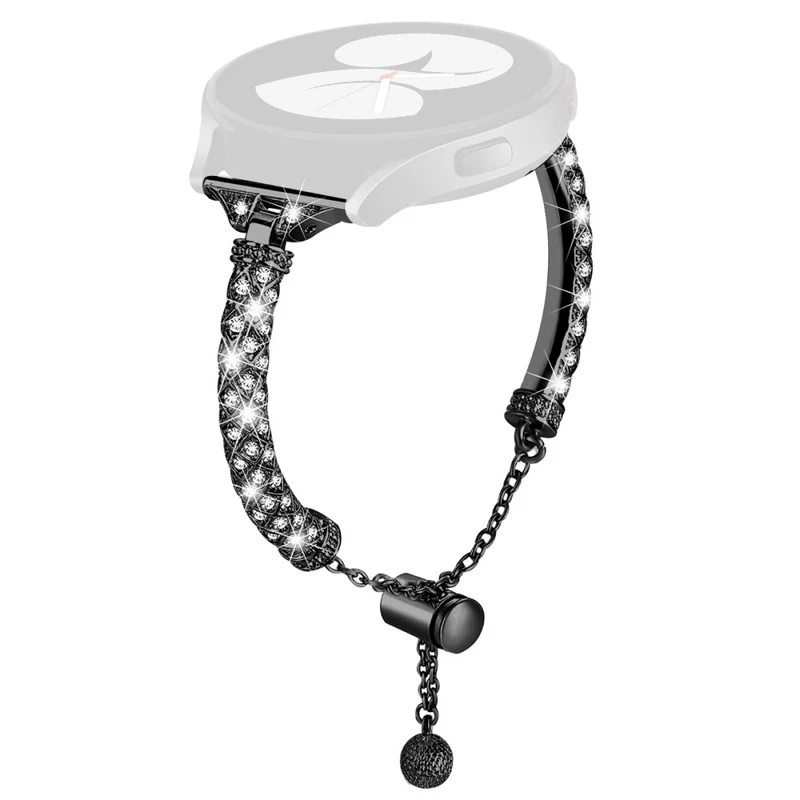 Glamorous Rhinestone Jewelry Watch Strap for Samsung Galaxy Watch Active and Active2