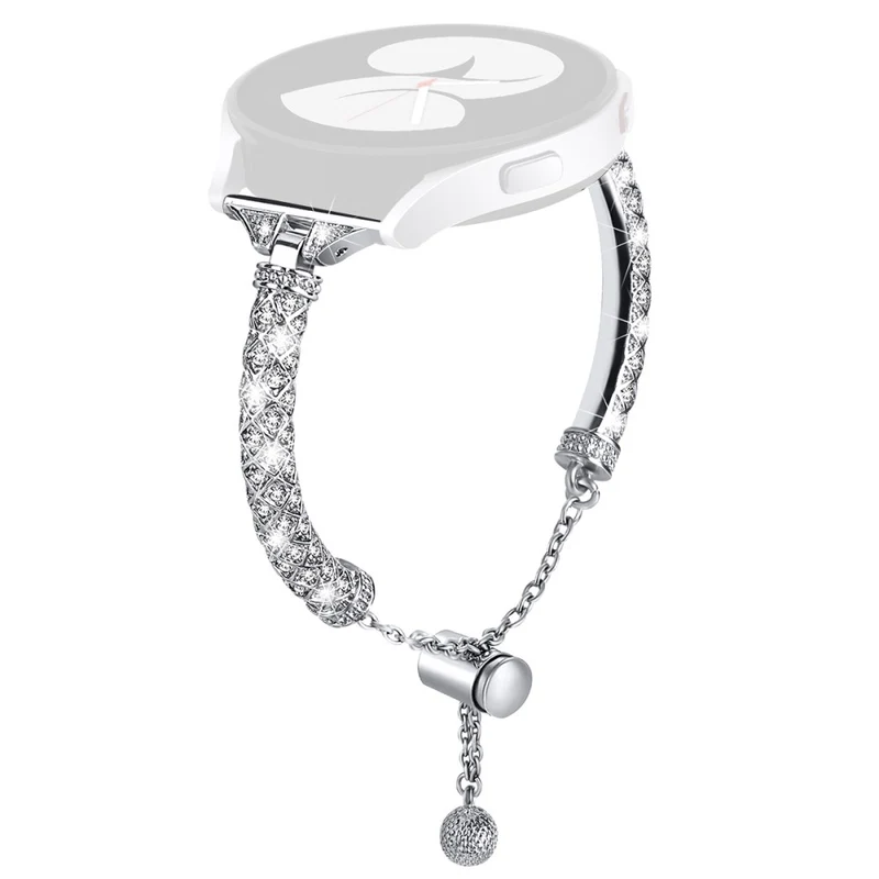 Glamorous Rhinestone Jewelry Watch Strap for Samsung Galaxy Watch Active and Active2