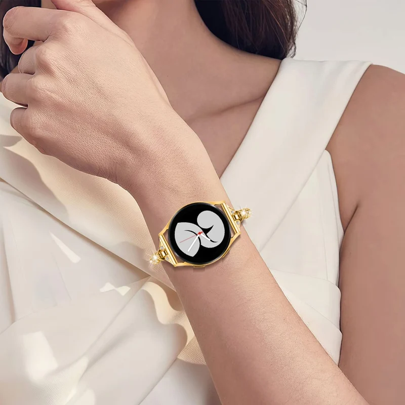 Glamorous Rhinestone Jewelry Watch Strap for Samsung Galaxy Watch Active and Active2