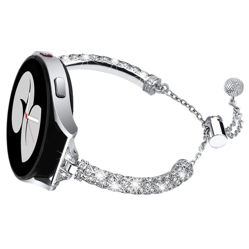 Glamorous Rhinestone Jewelry Watch Strap for Samsung Galaxy Watch Active and Active2