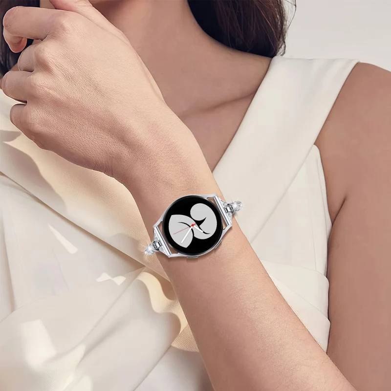 Glamorous Rhinestone Jewelry Watch Strap for Samsung Galaxy Watch Active and Active2