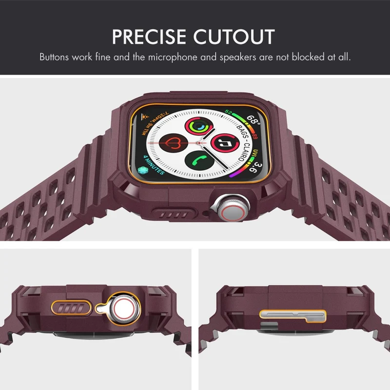 AHASTYLE WA07 Apple Watch SE 2022 (40mm) silicone strap