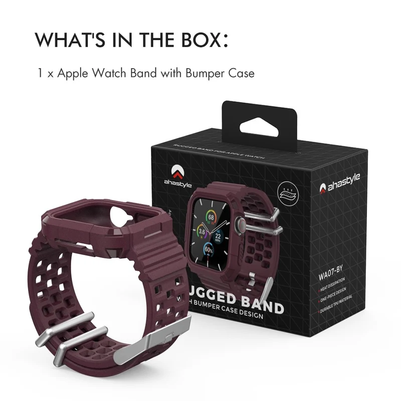 AHASTYLE WA07 Apple Watch SE 2022 (40mm) silicone strap