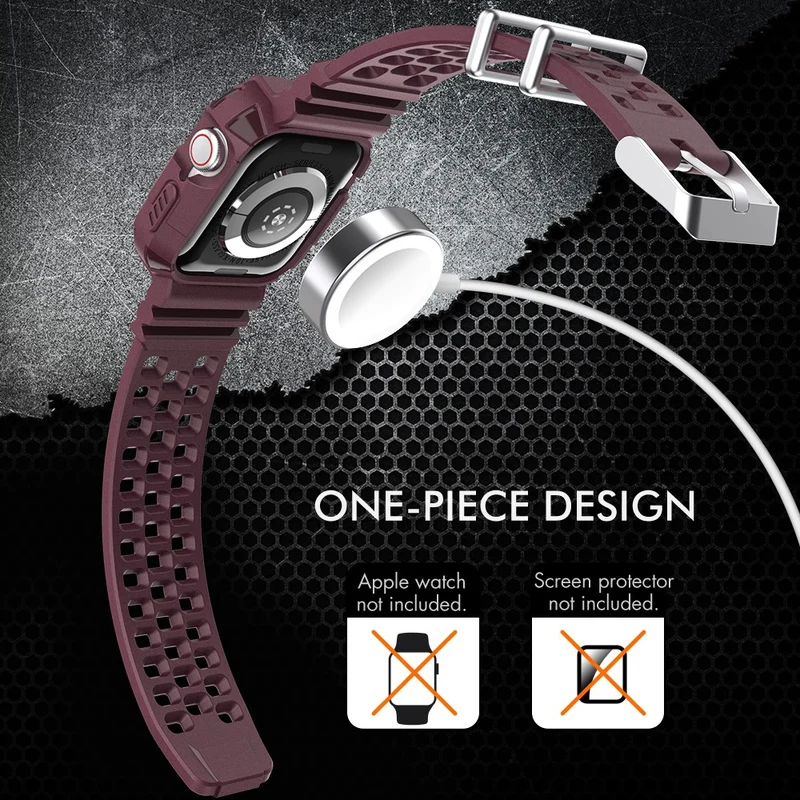 AHASTYLE WA07 Apple Watch SE 2022 (44mm) silicone strap