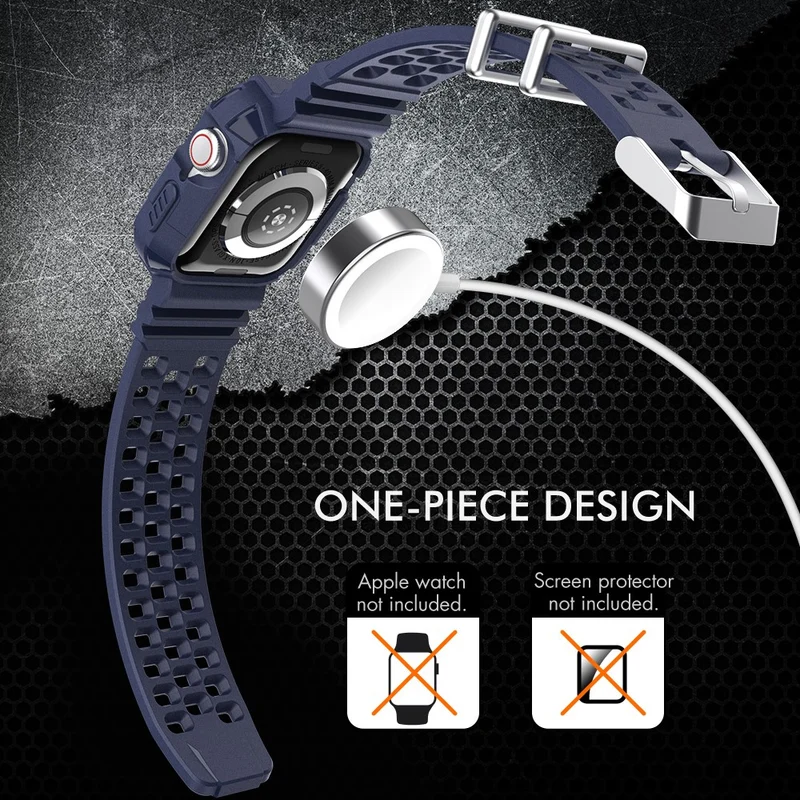 AHASTYLE WA07 Apple Watch SE 2022 (44mm) silicone strap