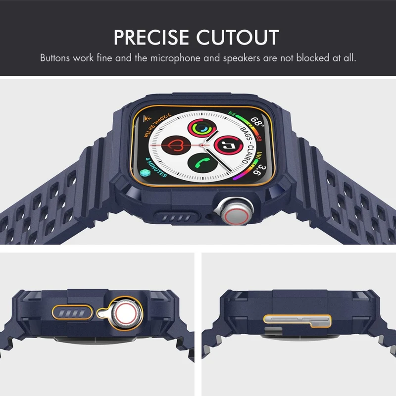 AHASTYLE WA07 Apple Watch SE 2022 (44mm) silicone strap