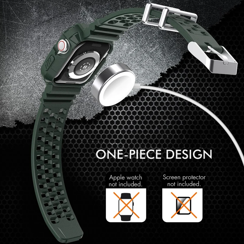 AHASTYLE WA07 Apple Watch SE 2022 (44mm) silicone strap