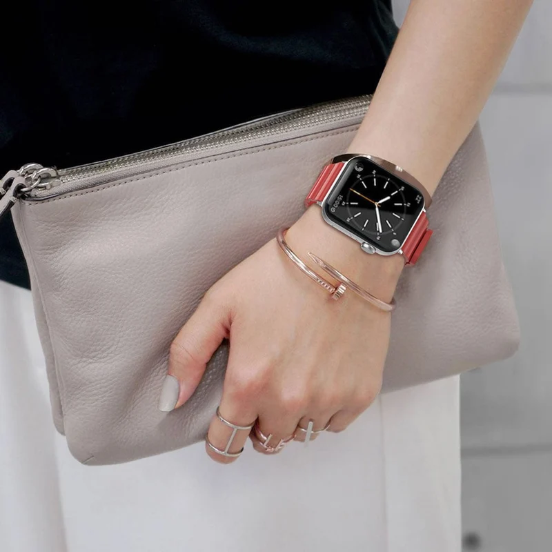 AHASTYLE WA02 Apple Watch Series 8 (41mm) silicone strap