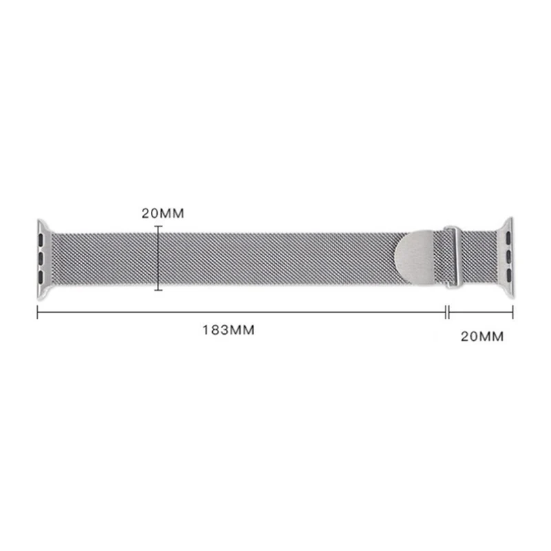 Apple Watch Series 8 (41mm) milanese metal strap