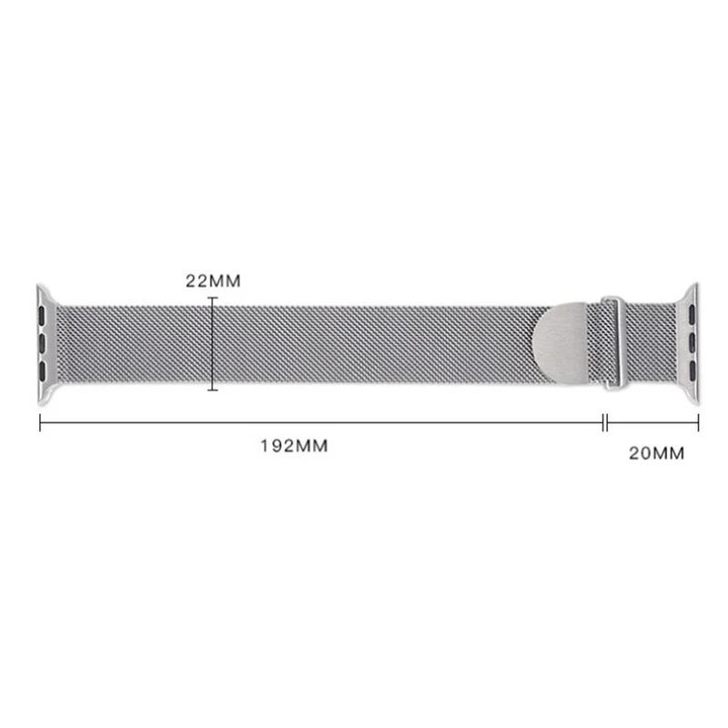 Apple Watch Series 8 (45mm) / Watch Ultra metal milanese strap